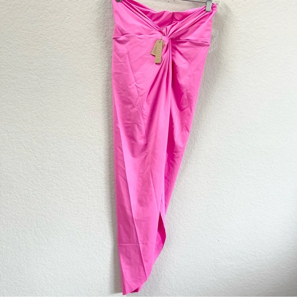 Skims Swim Sarong Skirt Taffy Pink Size Medium